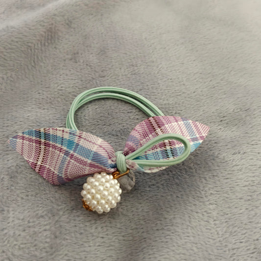 Bow Pearl Hair Tie